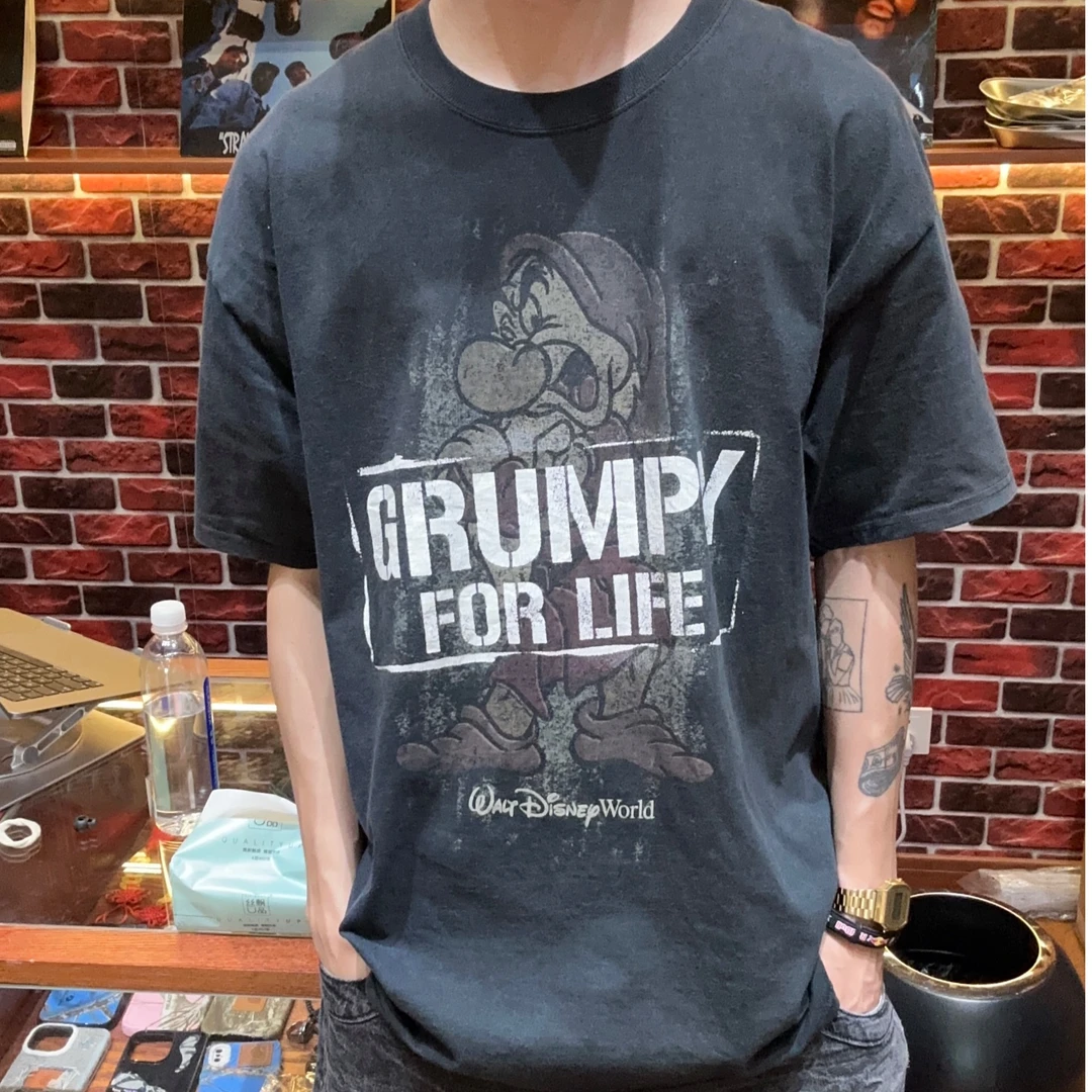 Vintage美式宽松街头休闲T恤