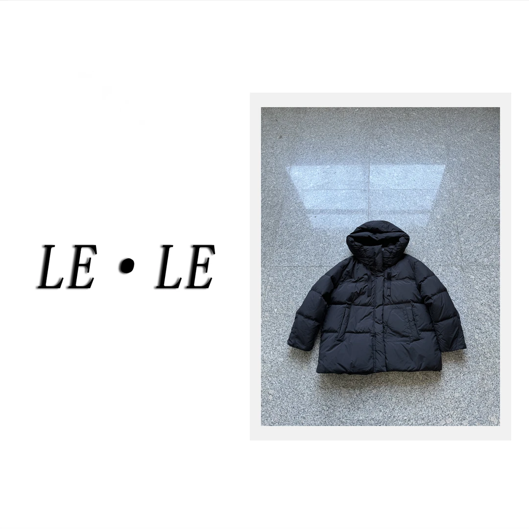 28869羽韩系连帽休闲羽绒服