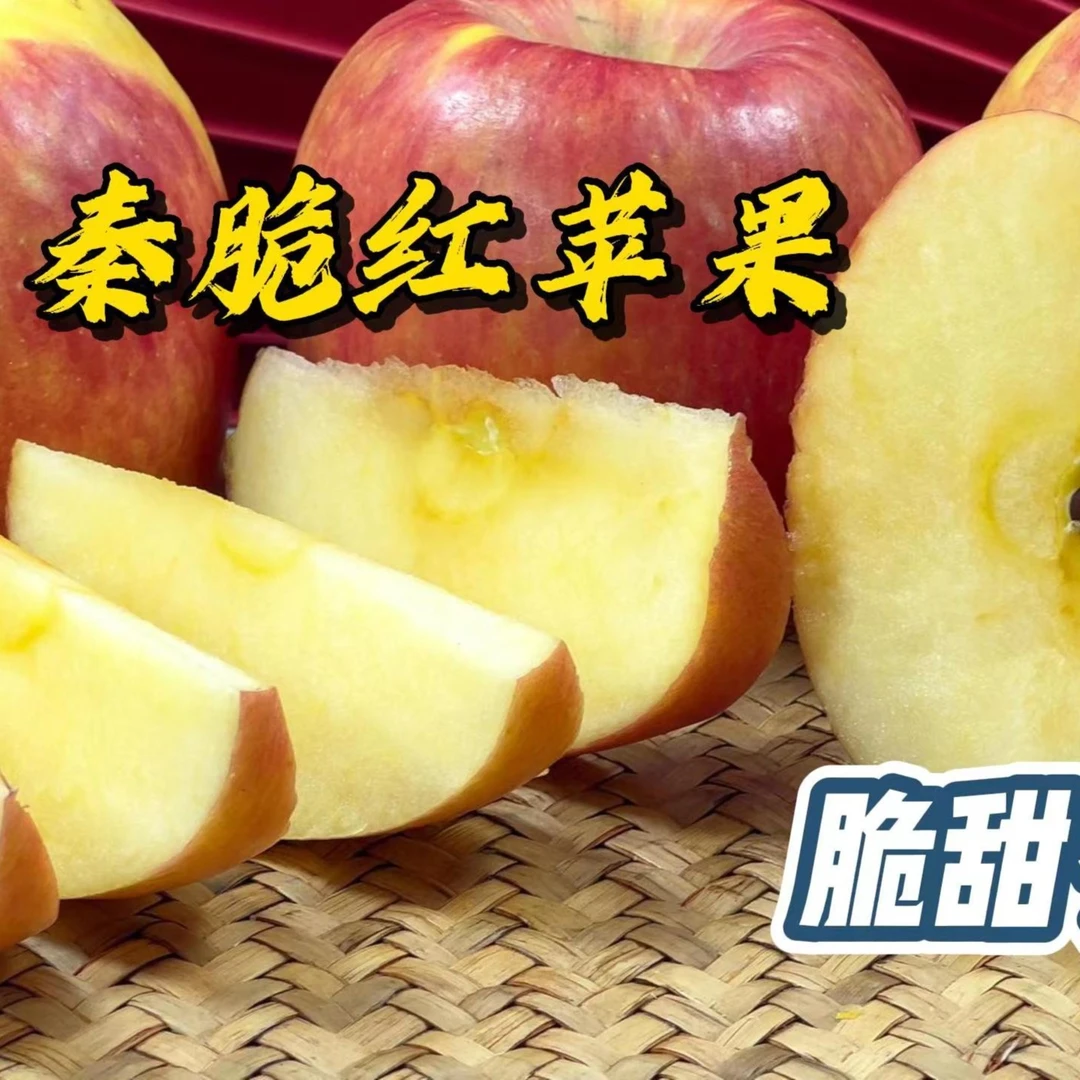 陕西秦脆苹果脆甜可口品质上乘