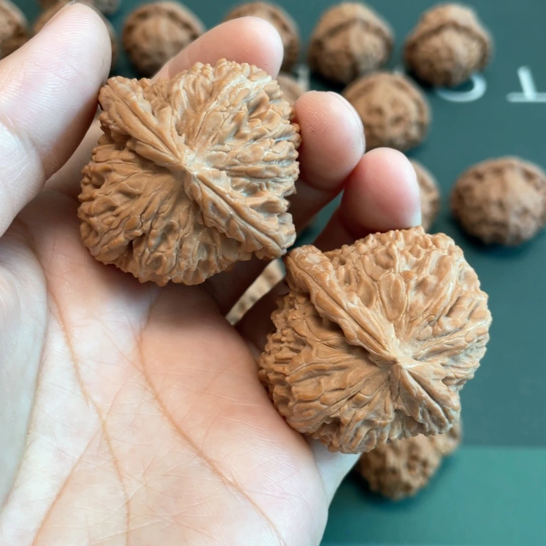 文玩核桃吊坠白狮子4.2全品