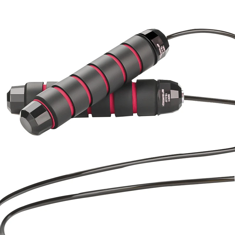 健身中考通用训练跳绳轴承竞速负重运动加粗钢丝儿童专用款耐磨