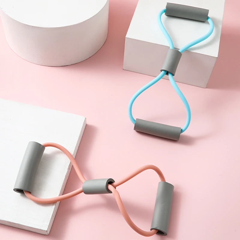 晨升八8字拉力器健身运动瑜伽弹力带多功能女士练开肩颈背塑身