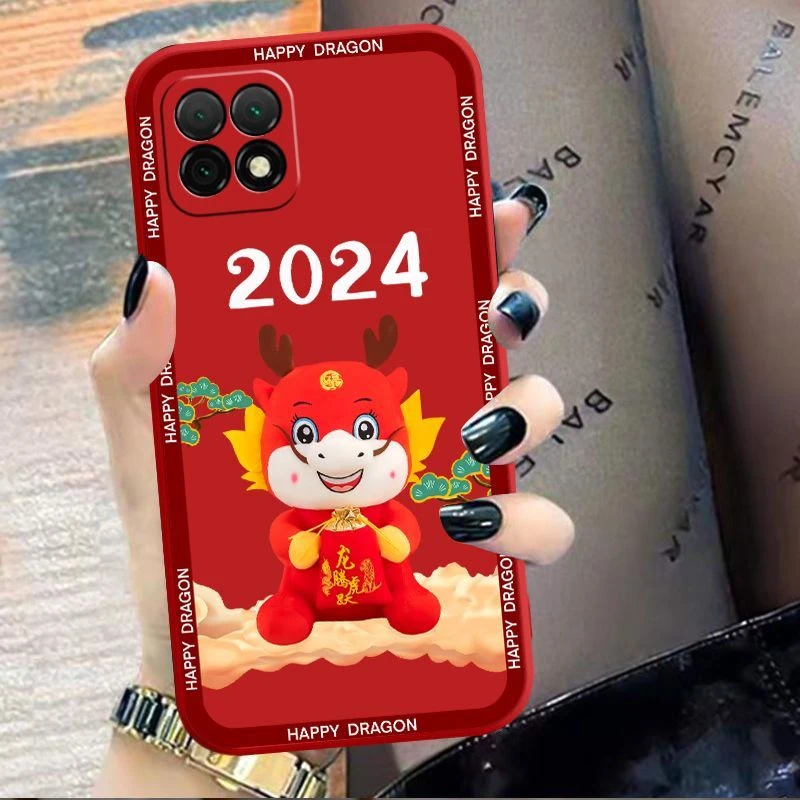 华为畅享20手机壳WKG-AN00龙年硅胶保护套男女款全包防摔液态软壳