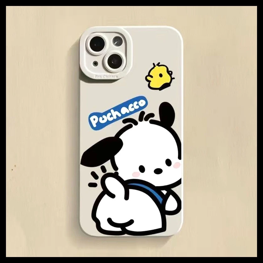 新款扭头帕恰狗苹果15手机壳华为nova9可爱oppo适用s16小米13一加