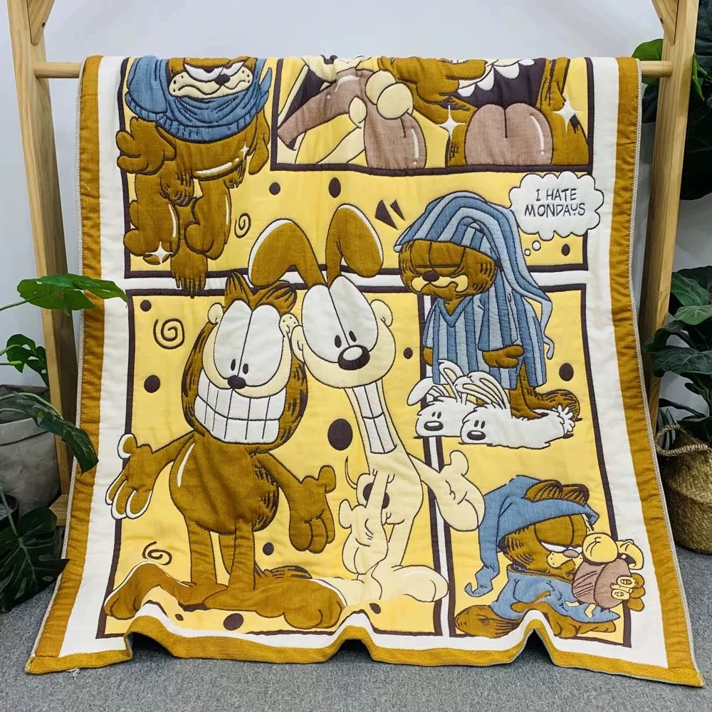 十层纯棉纱布被面包被纱布盖毯午睡儿童毛巾被婴儿毯子宝宝午睡毯