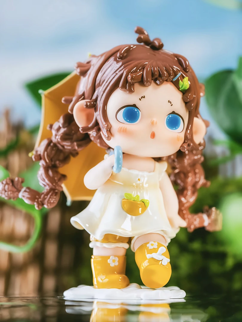 【拆盒】正版芙芙夏日小屋雨天晴盲盒摆件潮玩具公仔手办周边