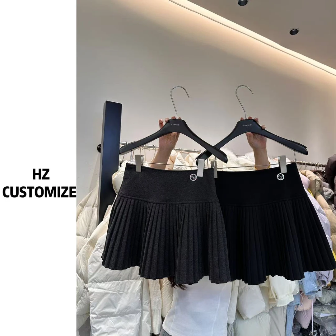 惠惠子甄选【毛呢百褶半身裙】秋冬高腰气质女显瘦百搭A字裙风琴裙