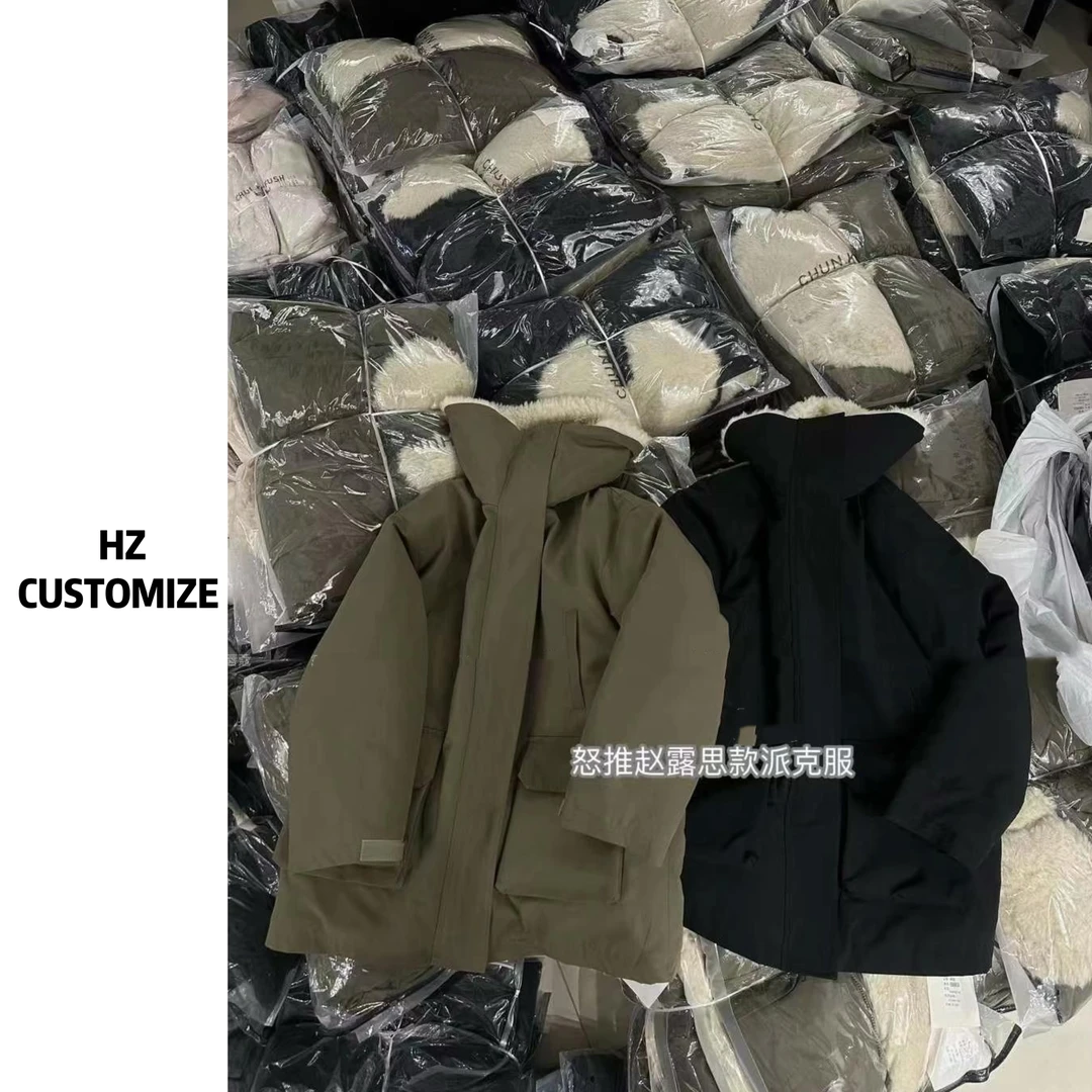 惠惠子自制【韩版派克服】冬季休闲新款时尚保暖加厚外套女派克服