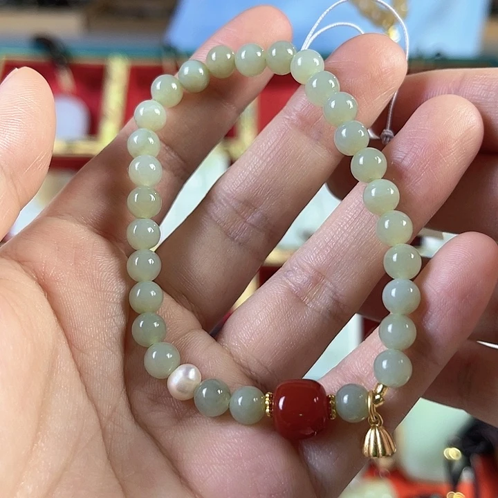 和田玉手串未镶嵌