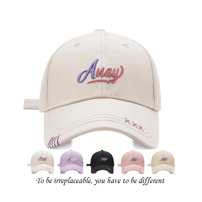 帽子女款2024新款时尚洋气鸭舌帽防晒太阳帽夏季骑行遮阳棒球帽