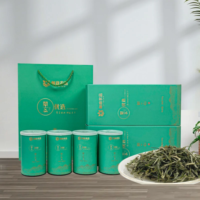 明前2024新茶叶问玄优选邮政农品绿针皇恩宠锡高山绿茶栗香礼盒