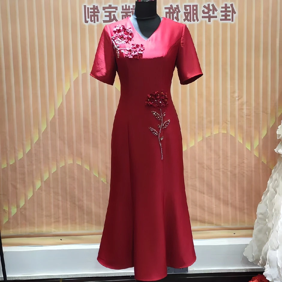 夏季女装高贵时尚修身晚礼服