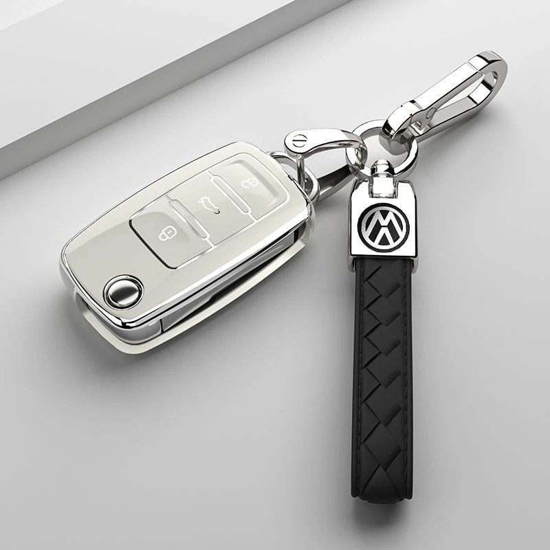 适用于大众宝来钥匙套速腾朗逸捷达帕萨特POLO途观高尔夫车包扣壳