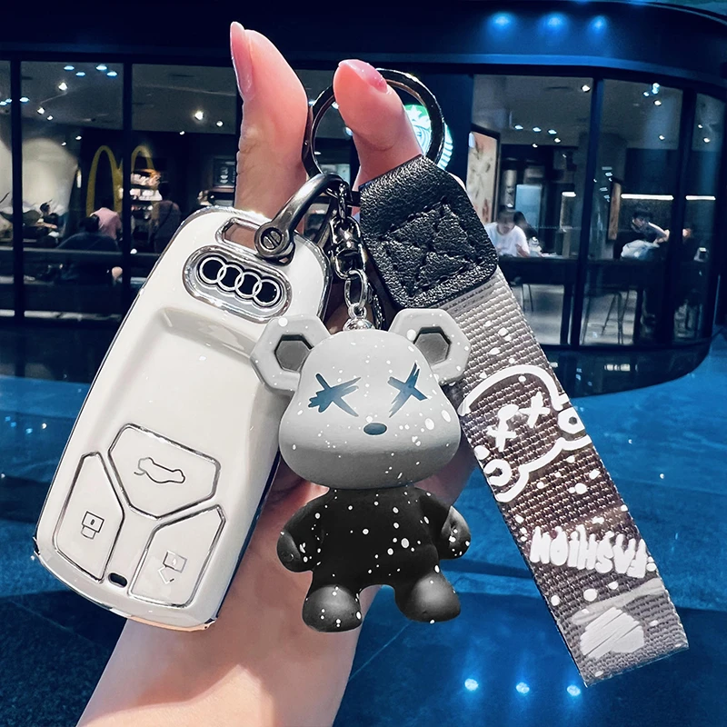 奥迪a4l钥匙套a6l车q5l壳a3l扣a5女生q3男a4女2023款23新24款2024