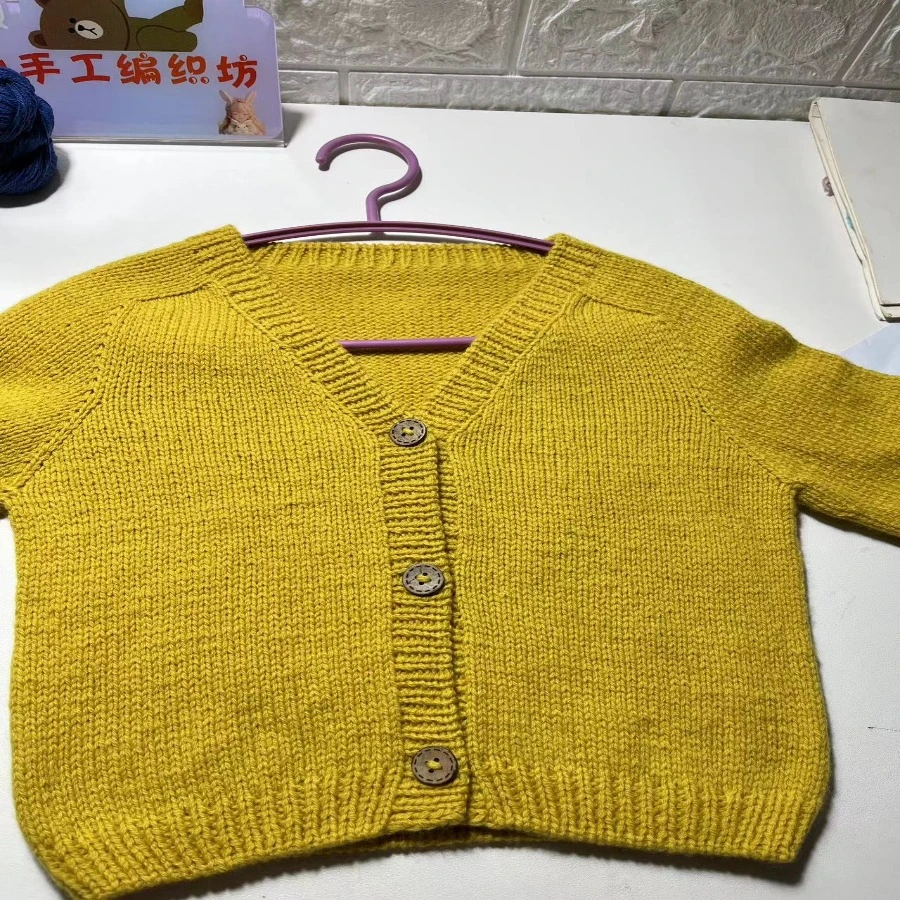 马鞍肩V领开衫视频课程