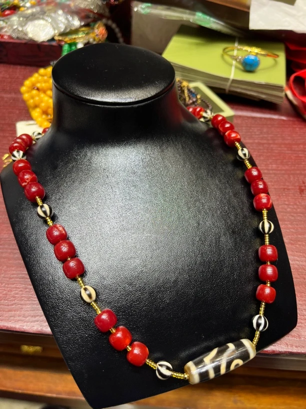 合金项链 奢华版阿卡牛血色项链