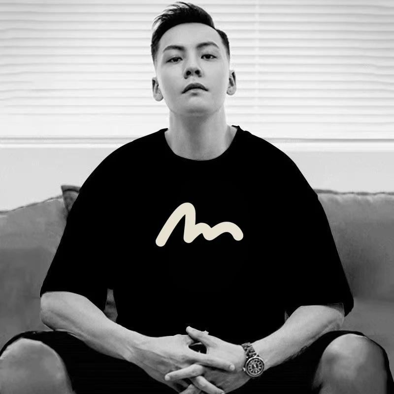 300g重磅潮牌T恤 2024新款男式短袖夏季纯棉大码宽松轻奢男装半袖