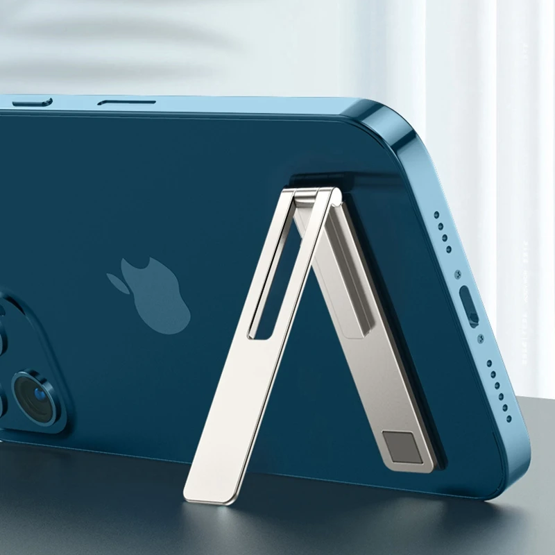 新款手机支架背贴小巧支撑粘贴式隐形随身折叠后面一字型懒人迷你