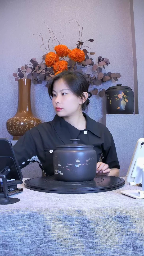【闪购商品】建水全手工紫陶茶罐157