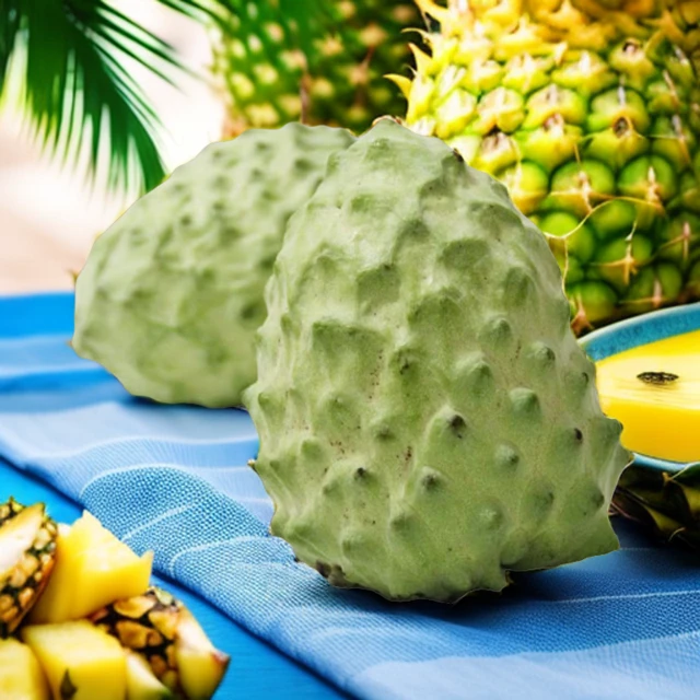 广西凤梨释迦   花皮  5/6斤装   新鲜采摘 软糯香甜