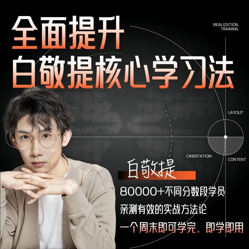 白敬提核心学习法-全面提升