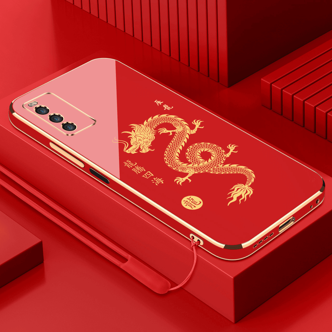 电镀龙腾四海适用vivoiqooneo5活力版手机壳防摔硅胶保护壳手机套