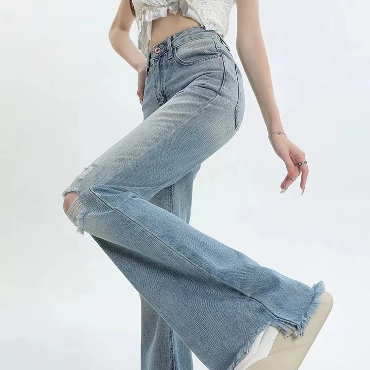 【AL星】--时尚韩版牛仔裤