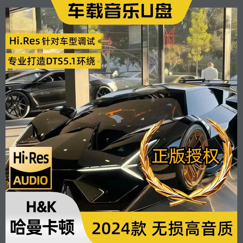 【Hi·Res专车专调】【DTS7.1环绕SQ无损音质】2024高端车载音乐U盘