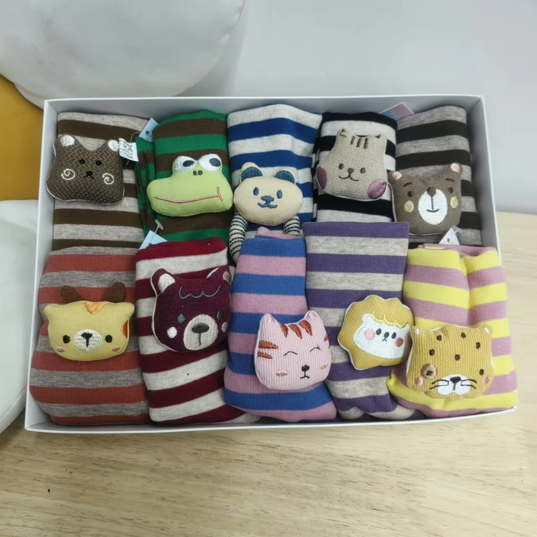 888可爱卡通条纹围脖