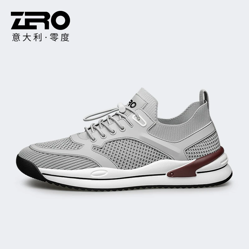 ZRO/零度男鞋飞织网面休闲鞋2025夏季新款凉爽透气运动鞋慢跑鞋子