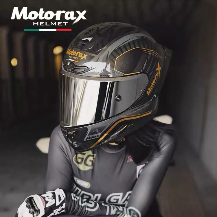 Motorax/摩雷士R50S摩托车头盔防寒保暖个性酷机车3C认证男女通用
