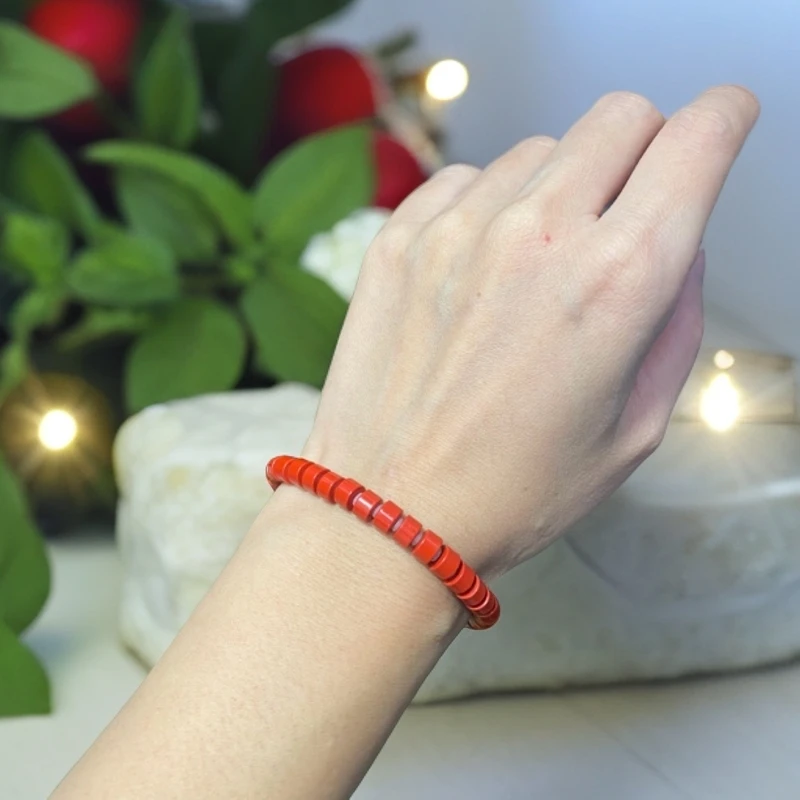 非金属硅胶手链 少见直切款素款红女士女款手链