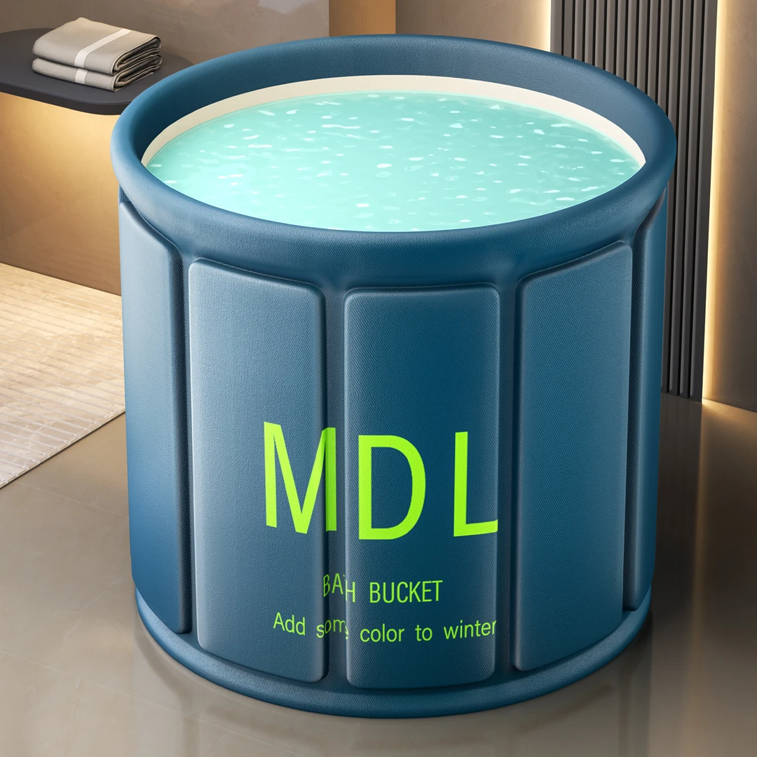 洗澡桶可折叠成人家用儿童浴桶婴儿全身浴缸加厚折叠泡澡桶沐浴盆