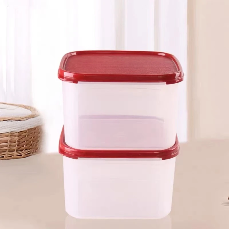 特百惠MM储藏2.6L方形2号正方形2号保鲜盒大容量收纳密封罐密封盒