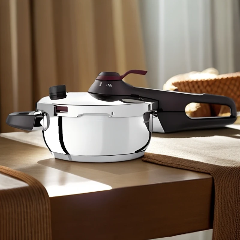 特百惠6.5L/3L至尊炫光压力锅不锈钢锅不锈钢高压锅6.5升高压锅