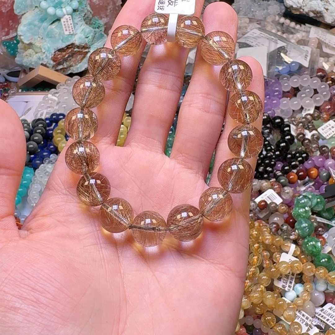 水晶手链未镶嵌颜银发12.7