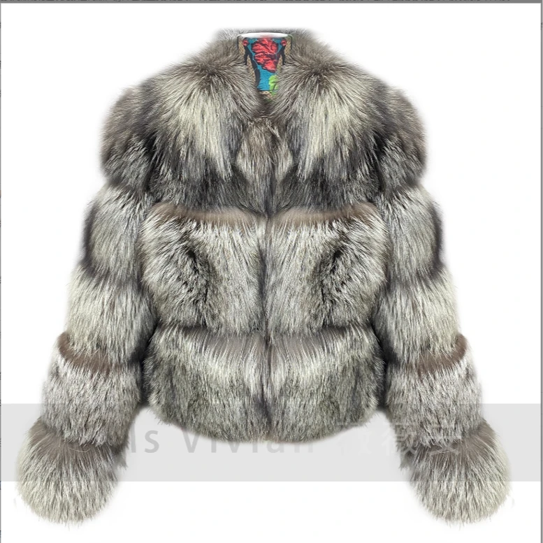 【孤品特价】狐狸毛皮草外套时尚女-vivian22-190 瑶瑶