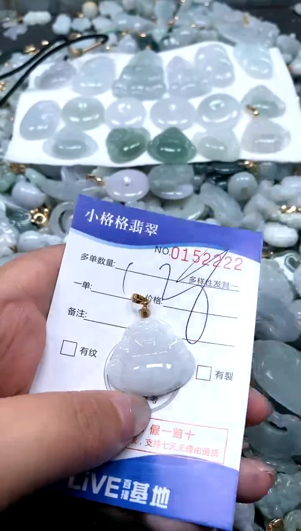 【闪购商品】翡翠颈饰未镶嵌直播闪购0152222