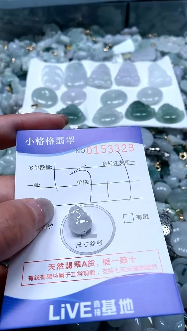 【闪购商品】翡翠颈饰未镶嵌直播闪购0153329