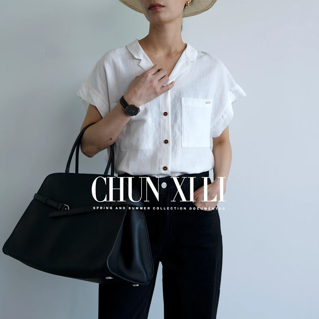 CHUNXILI/春熙里 小众设计感衬衫 夏季时尚简约口袋上衣D06S42095