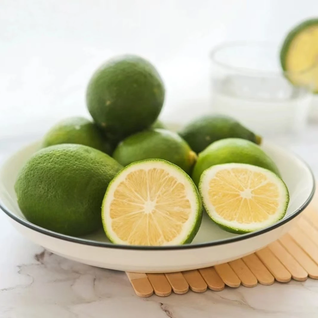 〔新果〕安岳青柠檬3-9斤装当季果园新鲜采摘产地直发果香清新浓郁