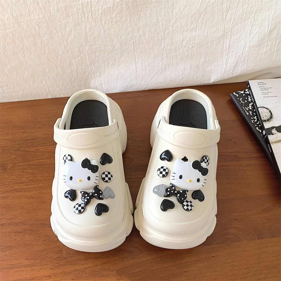 洞洞鞋软底外穿学生包头