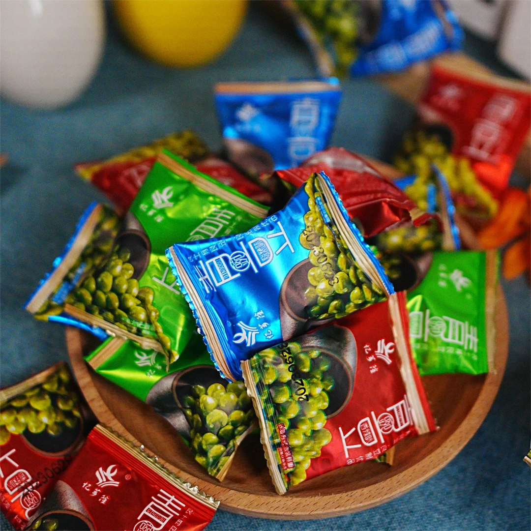 发100包可选青豆青豌豆蒜香混合口味经典炒货美味酥脆追剧小零食