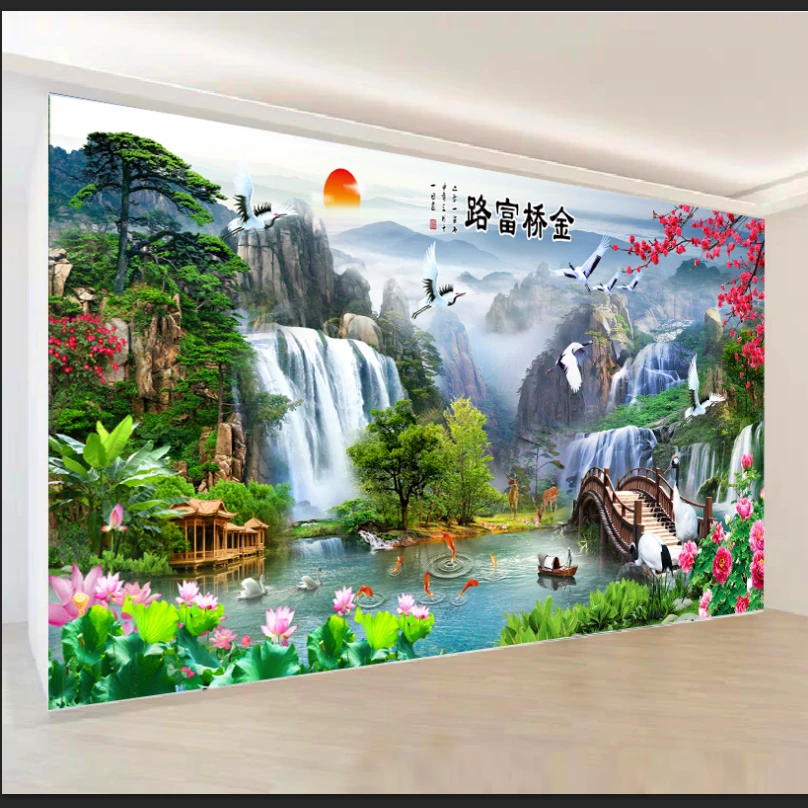 【金桥富路】电视背景墙卧室背景客厅背景沙发背景墙