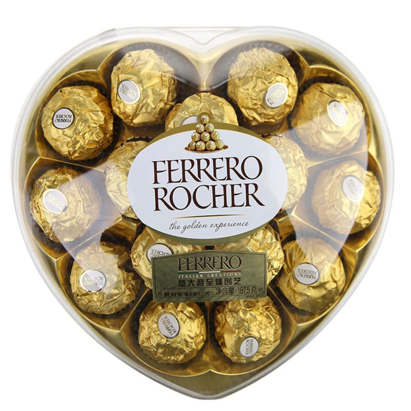 Y1费列罗榛果威化巧克力15粒心型装187.5g