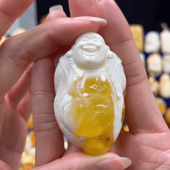 琥珀裸石未镶嵌琥珀蜜蜡