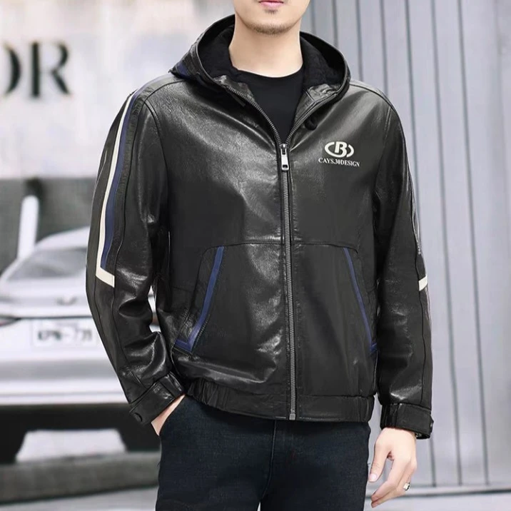 礼帽哥山羊皮休闲男装