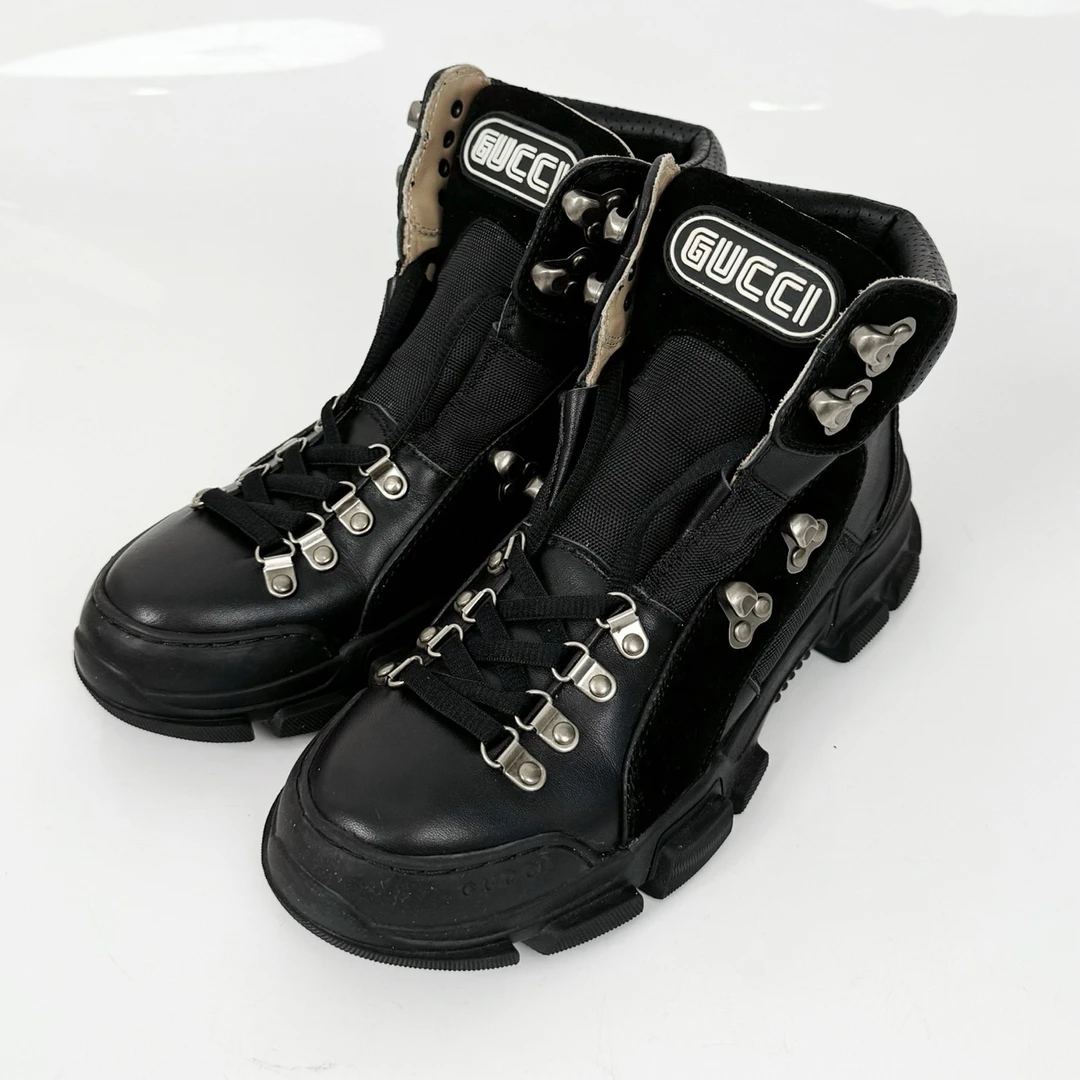 36码/Gucci/古驰 登山靴/98新/jm08491