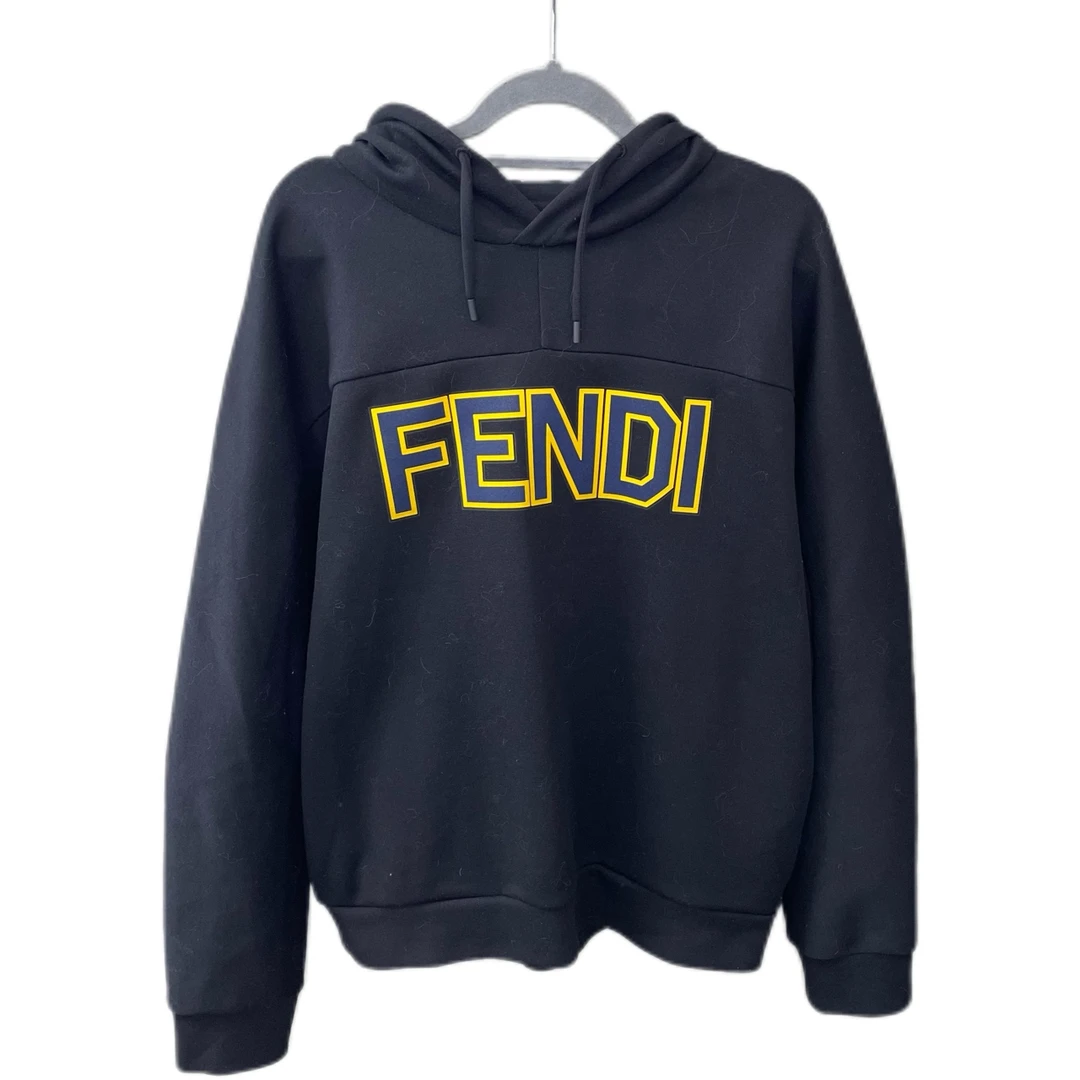 48码/Fendi/芬迪 字母logo连帽卫衣/98新/jm08665