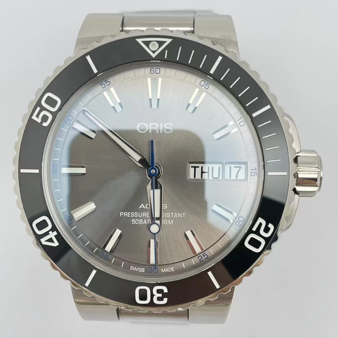 95新 Oris/豪利时 豪利时潜水表01 752 7733 4183全套46限量